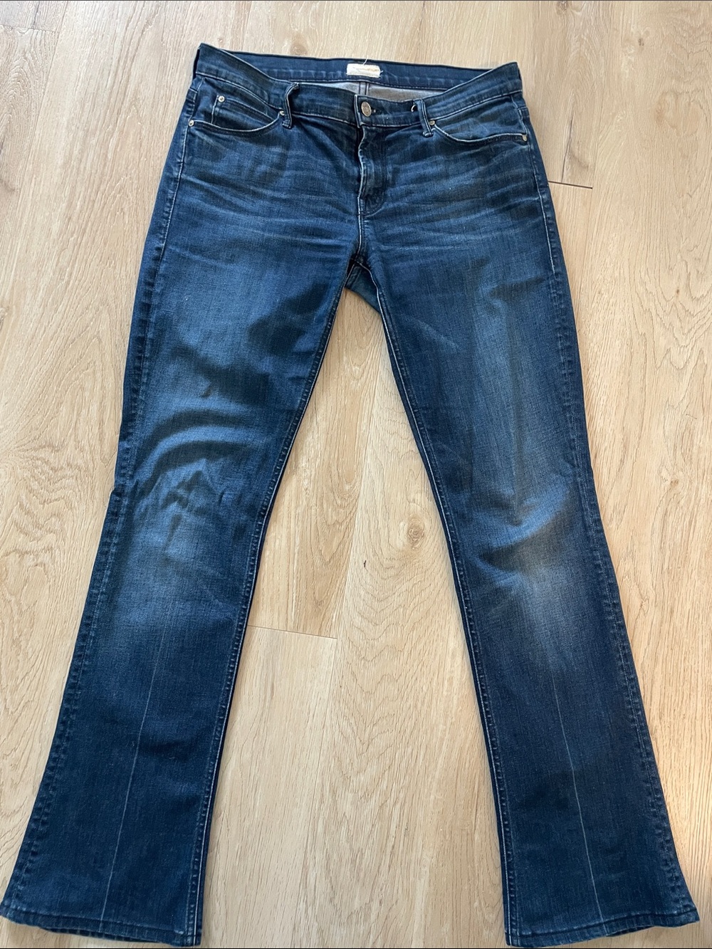 MOTHER Dark Blue Flare Jeans